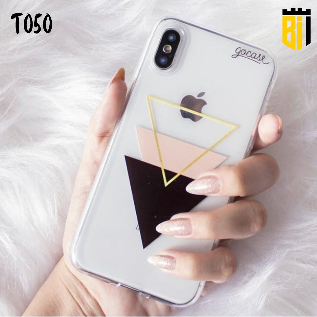 T050 Abstract Transparent Design Mobile Case - BREACHIT