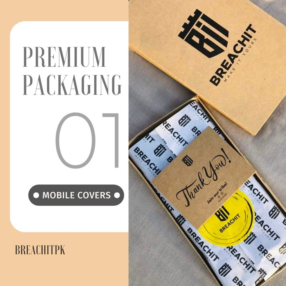 T072 Vintage Sticker Transparent Design Mobile Case - BREACHIT