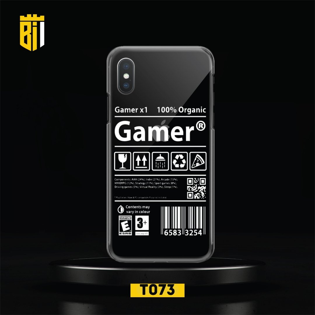 T073 Gamer Transparent Design Mobile Case - BREACHIT