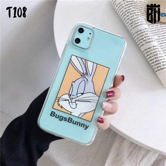 T108 Bugs Bunny Transparent Design Mobile Case - BREACHIT