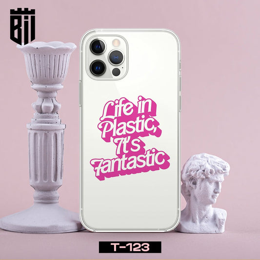 T123 Barbie It's Fantastic Transparent Mobile Case - BREACHIT