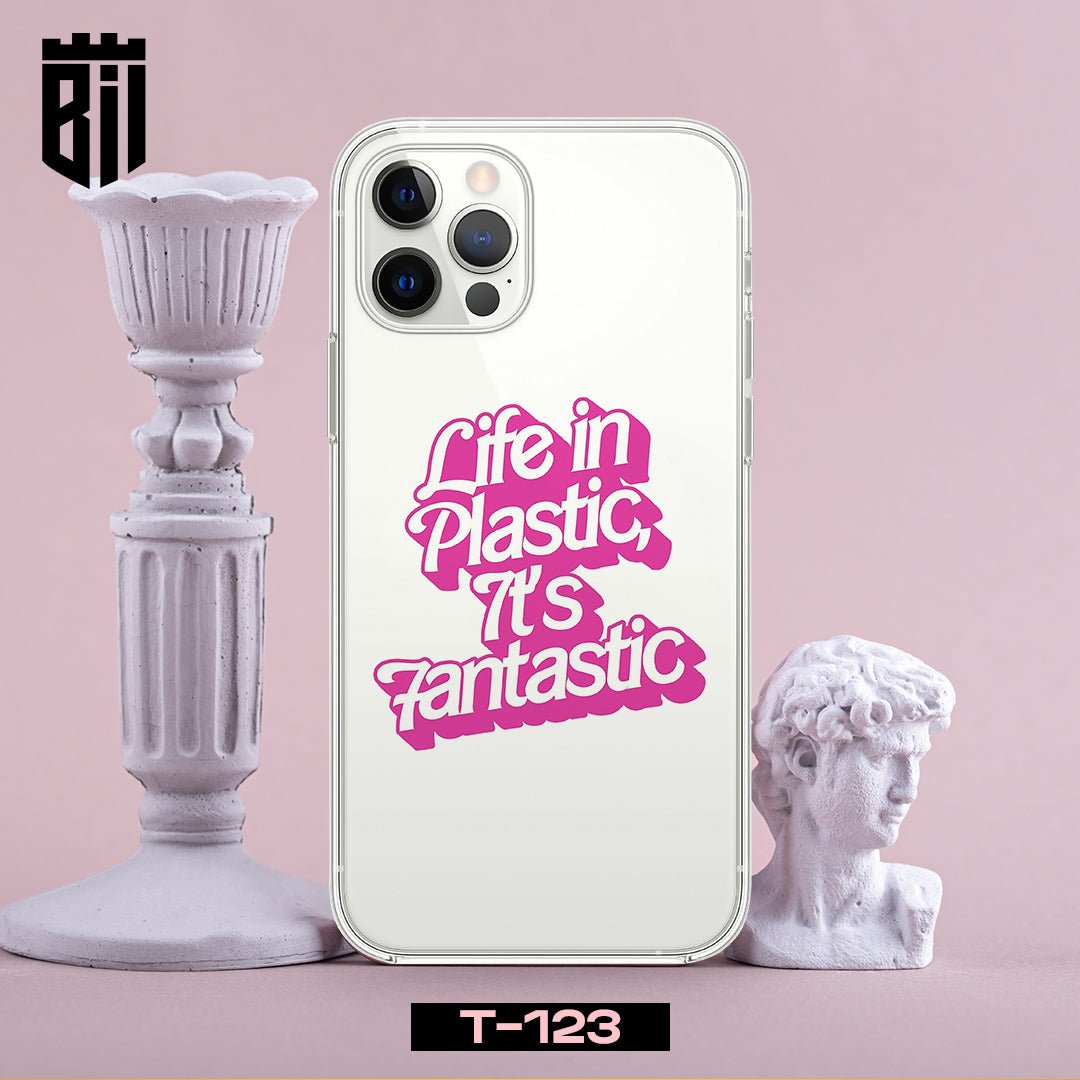 T123 Barbie It's Fantastic Transparent Mobile Case - BREACHIT
