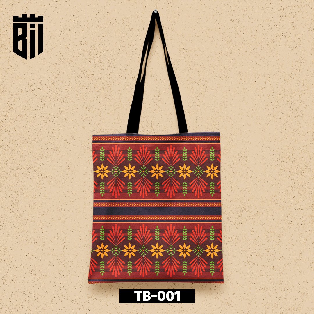 TB001 - Vibrant Art Tote Bag - BREACHIT