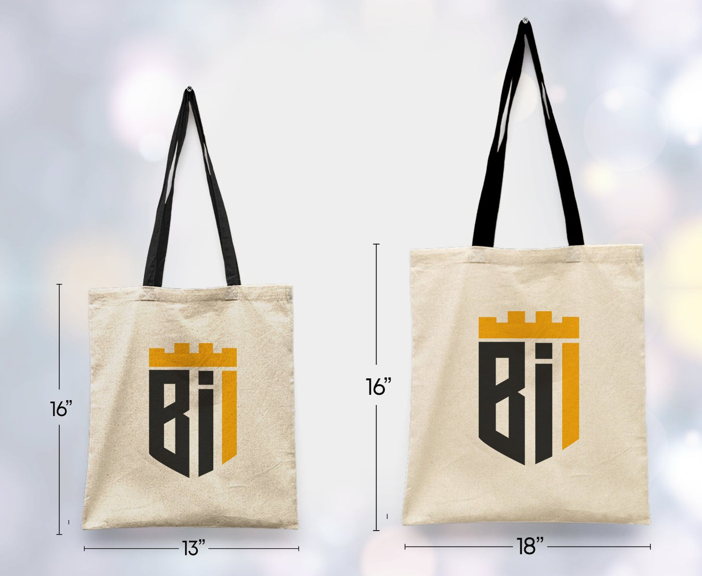 TB001 - Vibrant Art Tote Bag - BREACHIT