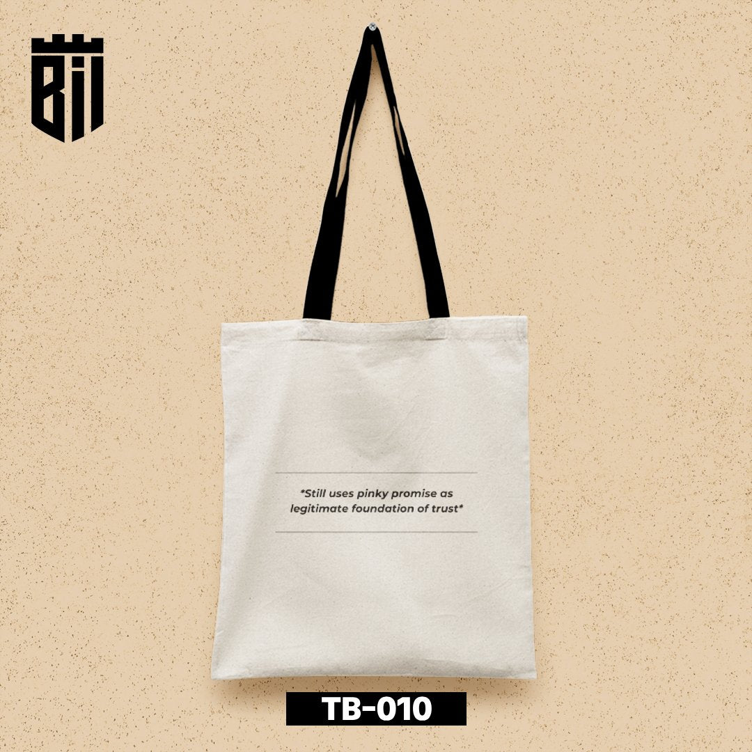 TB010 - Quote Tote Bag - BREACHIT