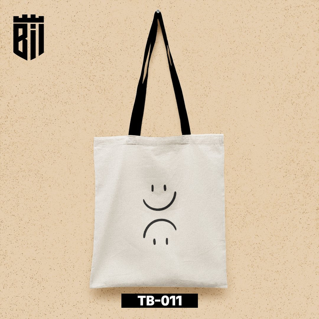 TB011 - Smiley Tote Bag - BREACHIT