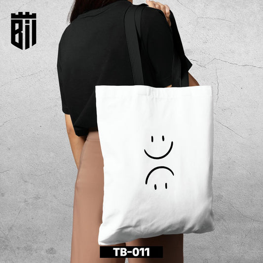 TB011 - Smiley Tote Bag - BREACHIT