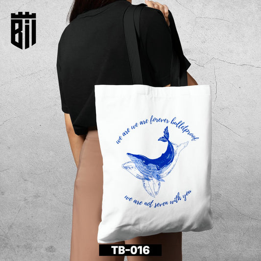 TB016 - We Are Bulletproof Tote Bag - BREACHIT