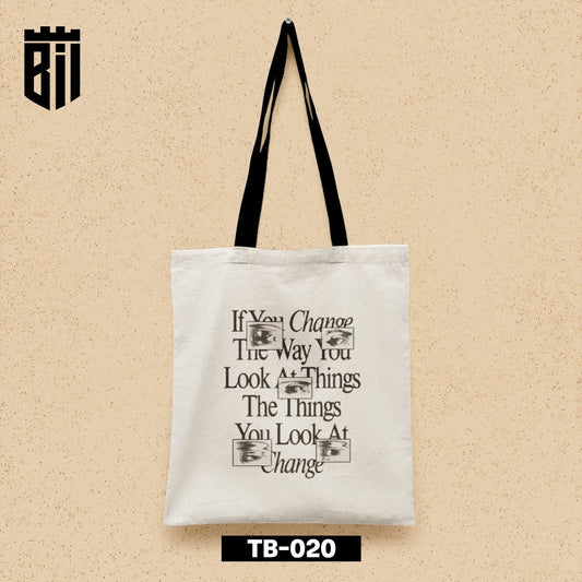 TB020 - Quote Tote Bag - BREACHIT