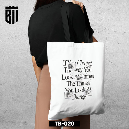 TB020 - Quote Tote Bag - BREACHIT