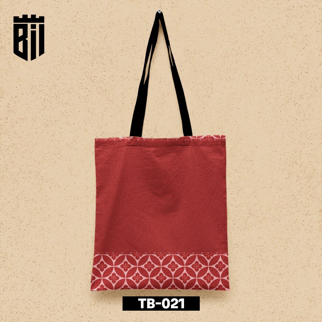 TB021 - Floral Pattern Tote Bag - BREACHIT