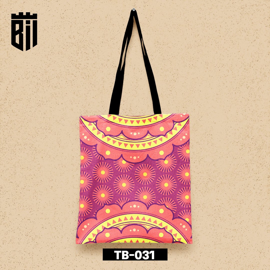 TB031 - Ankara Pattern Tote Bag - BREACHIT