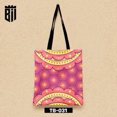 TB031 - Ankara Pattern Tote Bag - BREACHIT