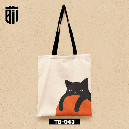 TB043 Cat Art Tote Bag - BREACHIT
