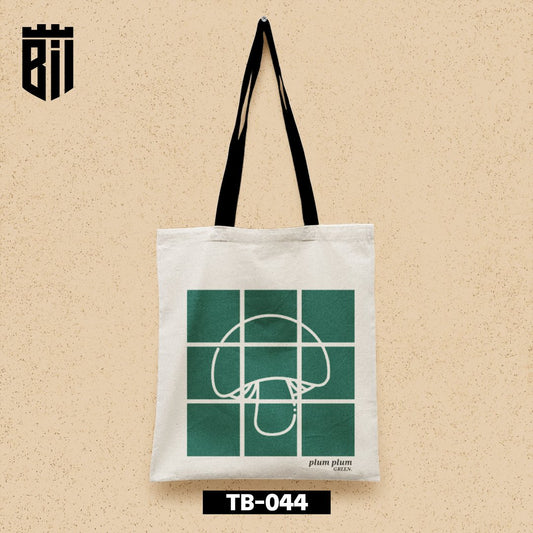 TB044 Plum Green Tote Bag - BREACHIT