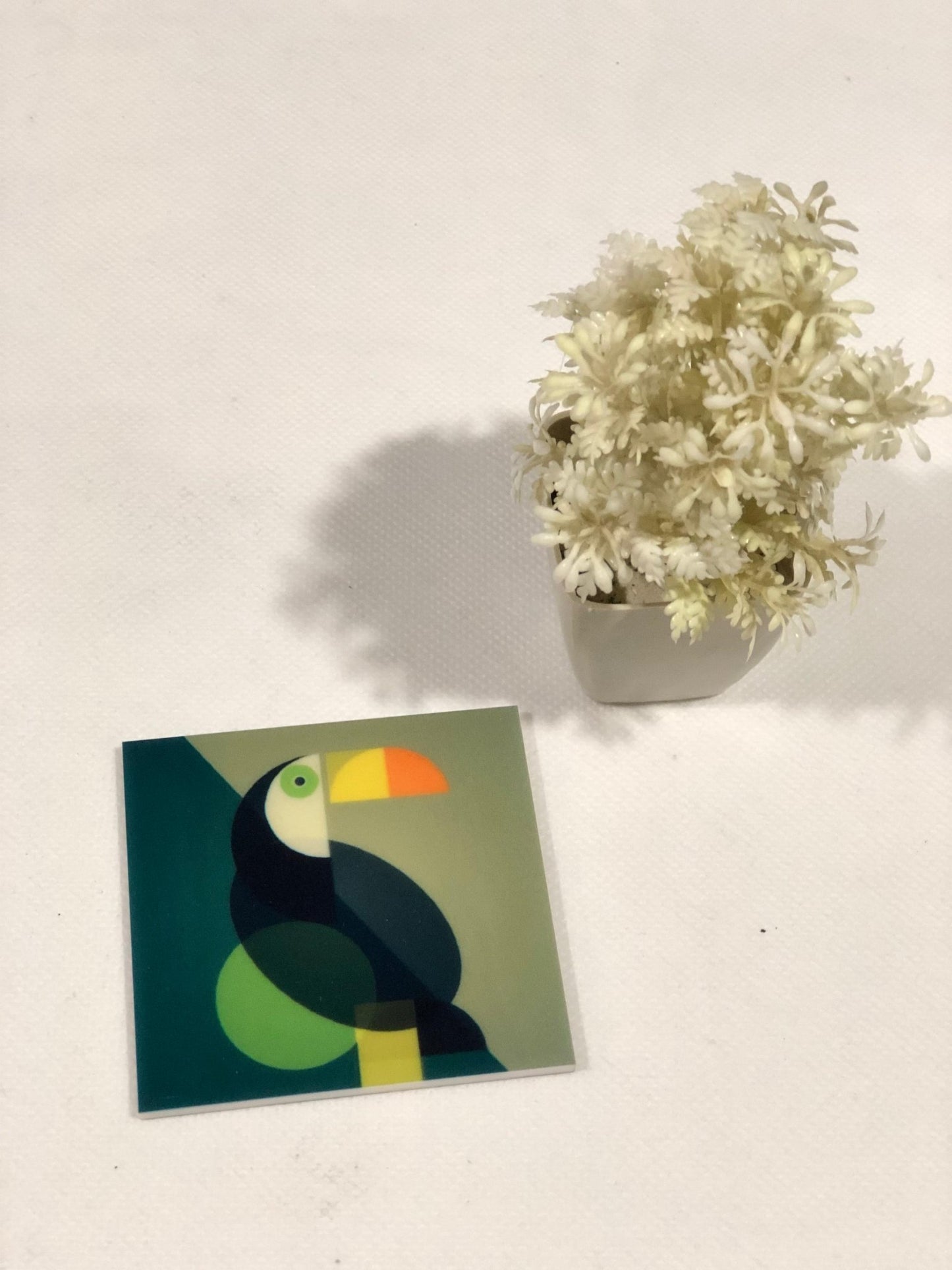 TC014-Macaw Tropical Tea Coaster - BREACHIT