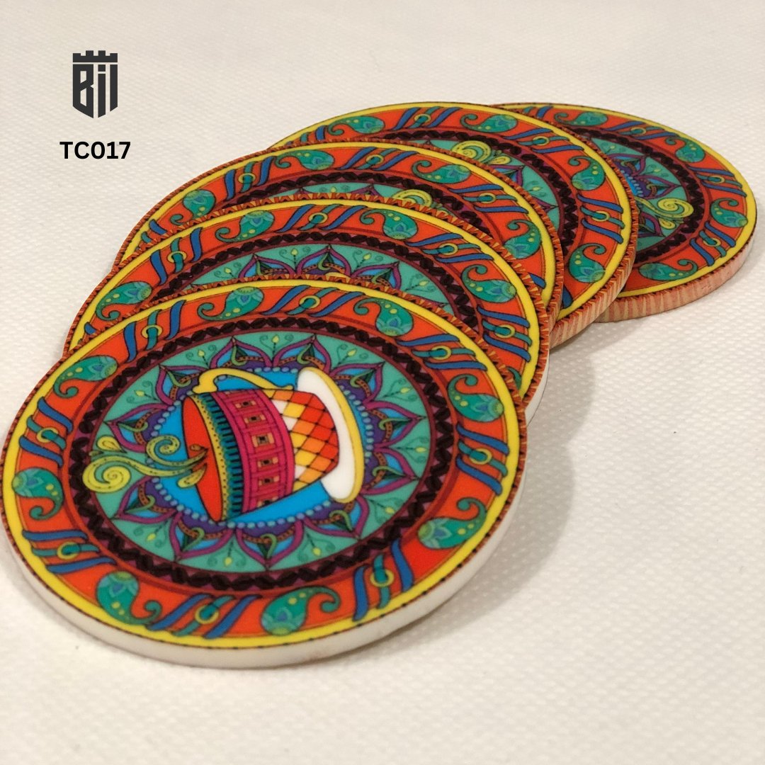 TC017-Tea Track Tea Coaster - BREACHIT