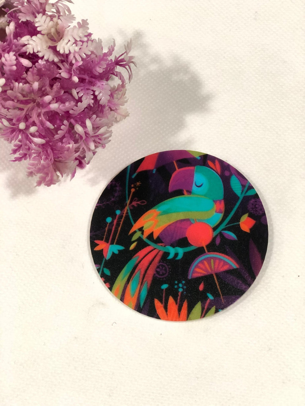 TC04 - Fluttering Feather Tea Coaster - BREACHIT