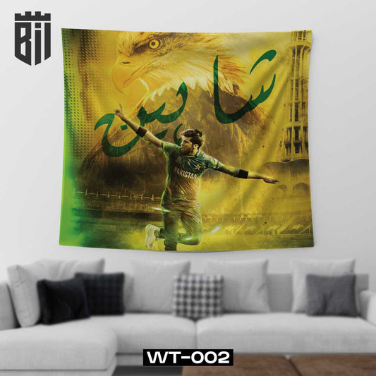 WT-002 Shaheen Afridi World Cup Wall Tapestry - BREACHIT