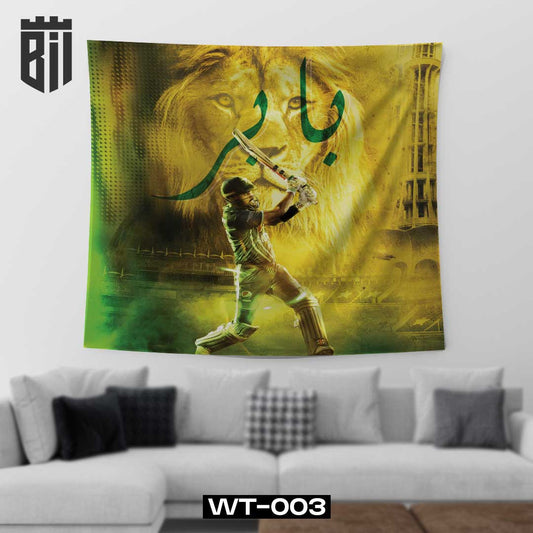 WT-003 Babar Azam World Cup Wall Tapestry - BREACHIT